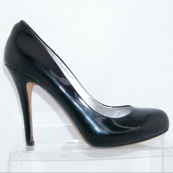 Ivanka Trump 'Pinkish' black patent heel pump 7.5M - Picture 2 of 8